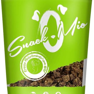 SnackOMio Premium Dog Snack, Crisp Meat Cubes from Wild Grain-Free, Pack of 1 (1 x 125 g)