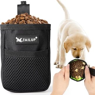 ondware Treat Bag for Dogs, Waterproof Treat Bag, Dog Training Food Bag, Simple Food Bag for Quick Reward