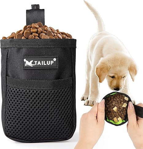 ondware Treat Bag for Dogs, Waterproof Treat Bag, Dog Training Food Bag, Simple Food Bag for Quick Reward