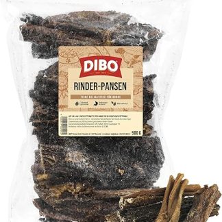 DIBO beef tripe, 500g, natural chew snack or treats in between, dog food, quality chewing articles without chemicals