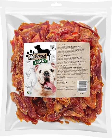 Mr. Pretzel Soft Duck Breast Pieces 500 g Dog Snack