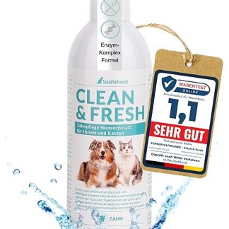 Schnüffelfreunde Dental Care Water Additive for Dogs and Cats | Fresh Breath and Healthy Teeth - Helps prevent Plaque and Tartar Build-up