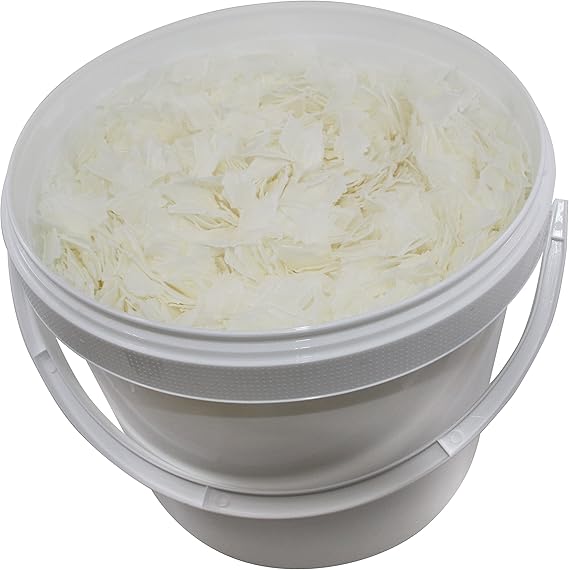 2 kg Water Rose Soap Flakes EDTA Free Made in Germany Reusable Bucket for Washing Crafts without Perfume No Additives Vegan