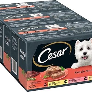 Cesar Wet Dog Food, Classic in Pie, Different Varieties
