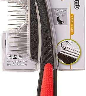 Ferplast Steel Comb with Rotating Teeth