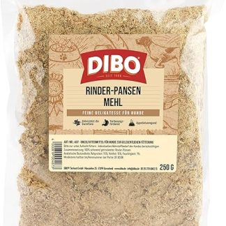 Dibo Pansen Flour; 4 x 250g, or the Little Naturkau Snacks, Treats Pet Food Quality Chew item without chemicals for Between by Dibo