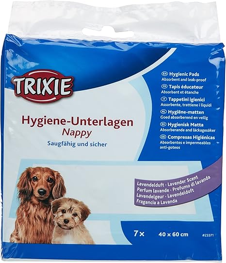 Trixie Nappy Puppy 7 Pad with Lavender Scent, 60 x 40 cm, Pack of 10