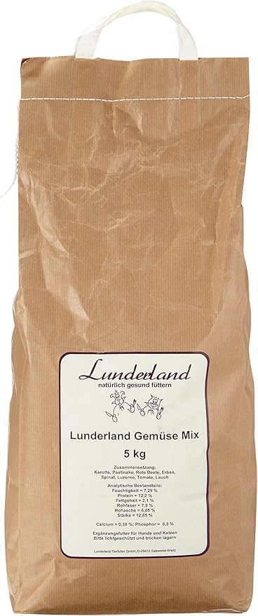 LUNDER Country – Vegetable Mix, getreidefrei, 5 Kg, Pack of 1 x 5 Kg)