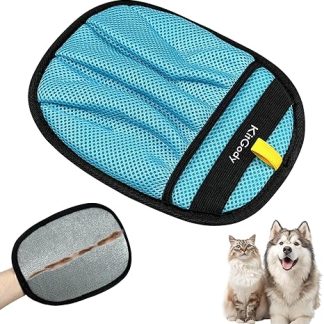 Upgraded Pet Hair Remover Glove, Kitgody Electrostatic Fur Magnet Glove, Five Finger Design, Reusable Pet Hair Remover Glove for Dogs & Cats, Sofa, Carpet, Car Seat & Clothing