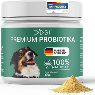 DOG1 Probiotic Powder for Dogs - Made in Germany - Supports Intestinal Flora & Digestion - Probiotics Dog for Diarrhoea - Prebiotics & Intestinal Treatment Powder - Developed by Veterinarians - 100 g