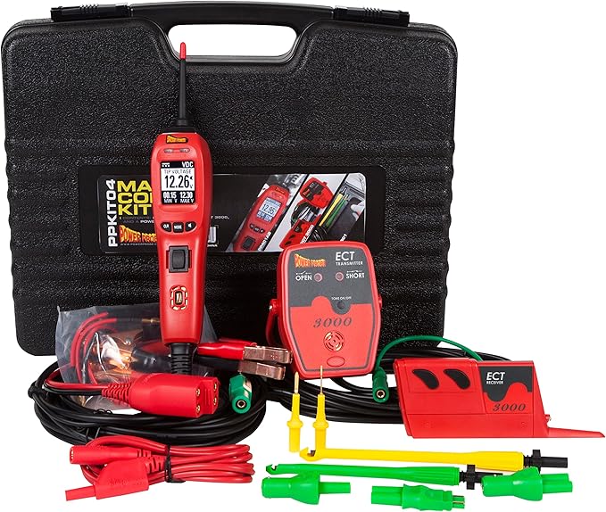 Power Probe IV Master Combo Kit (PPKIT04) Includes Power Probe 4 and PPECT3000 Short Circuit Detector with Accessories