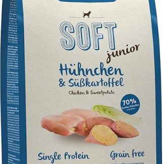 Bosch HPC Soft Junior Chicken & Sweet Potato | Semi-Moist Dog Food for Growing Dogs of All Breeds | Single Protein | Grain-Free