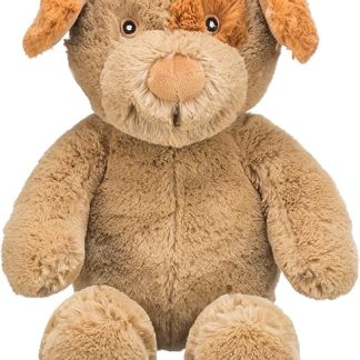 Trixie Enno Cuddly Toy Dog Made of Recycled Plush - Sustainable Trixie Dog Toy Be Eco Series - Soft Plush Toy for Dog Training & Fun, 40 cm - 34885