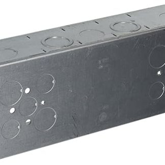 Hubbell-Raco 944 (5) Gear 2-1/2 Deep Welded Gear Electric Box with (6) 3/4, (8) Concentric 1/2 and 3/4 Knockouts