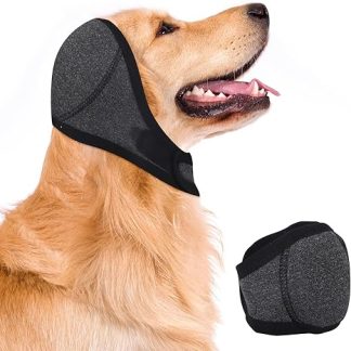 WEITAPYT Dog Earmuffs, Noise Cancelling Ear Muffs, Dog Hearing Protection for Dogs, Waterproof Ear Protection Dogs, for Noise Blocking, Calming, Winter, Bathing, Troc(S)