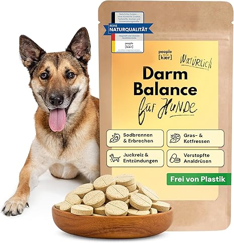 people who kaer Intestinal Balance Drops for Dogs - with Pro- & Prebiotics to Support Heartburn, Grass & Fecures, Gland Problems, Diarrhoea & for Intestinal Rehabilitation - 60 Drops Made in