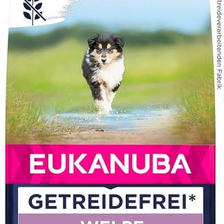 Eukanuba Puppy Food Grain-Free with Chicken for Large Breeds - Dry Food without Grain for Junior Dogs, 12 kg