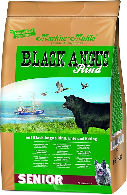 Markus Mühle Black Angus Bonus Bags - 15kg + 1kg Free!* - Senior (16kg)