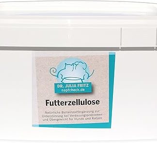 napfcheck Cellulose - Food Supplement for Diarrhoea and Obesity - Dog & Cat - 2000 g