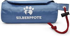 Silberpfote® Food Bag for Dogs – Dog Food Dummy for Fetching – Treat Bag for Treats (Wet and Dry Food) – Educational Aid for Your Dog