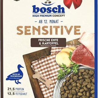 Bosch HPC Sensitive Duck & Potato Dry Dog Food for Nutrition-Sensitive Dogs of All Breeds 1 x 15 kg