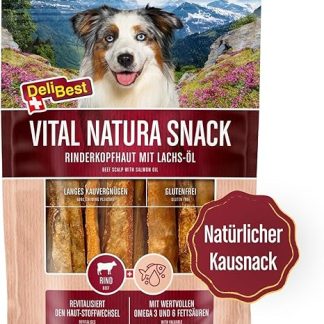 DELIBEST SNACK WITH WILD SALMON OIL 200 G - 100% natural dog snack