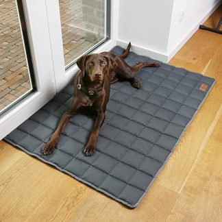 your GEAR Lana Dog Mat, 120 x 80 cm, Made of Oeko-Tex Cotton, Orthopaedic Dog Bed for Large Dogs, Water-Repellent, Washable and Scratch-Resistant Dog Blanket for Indoor and Outdoor Use