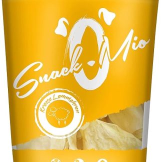 SnackOMio Premium Dog Snack, Crisp Lamb Ears, Grain-Free, Pack of 1 (1 x 500 g)