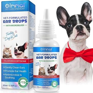 YijiaXingzhou Ear Drops & Cleaner for Dogs & Cats: Works against inflammation, itching, yeast fungi & ear mites. Gently removes ear wax and neutralises odours