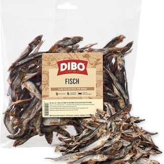 DIBO Fish 200 g Bag | Sprat | Baltic Herring, Dried, Snack or Treat for Dogs, Barf Topping, Dog Food | Valuable Omega-3 and Omega-6 Fatty Acids | Suitable as Snack for Cats