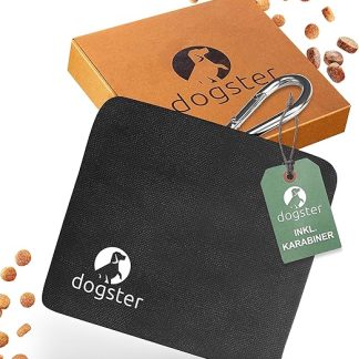 DOGSTER® Treat Bag for Dogs - Treats Always with You - Snack Bag - Quick Access to Reward - Includes Carabiner - Treat Bag