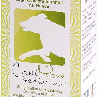 CaniMove Senior Mini, 1 Pkg (100 Capsules) - Veterinary Supplementary Food for a Sufficient Supply of Eyes and Brain with DHA and Micronutrients