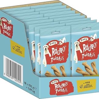 Frolic Rodeo Dog Snack 18 Packs of 6 (18 x 105 g)