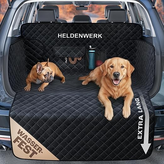 HELDENWERK Car Boot Protector Dog Quilted with Side and Boot Sill Protection I Dog Blanket Car Boot Waterproof & Scratch-Resistant I Universal Boot Protection Mat for Dogs