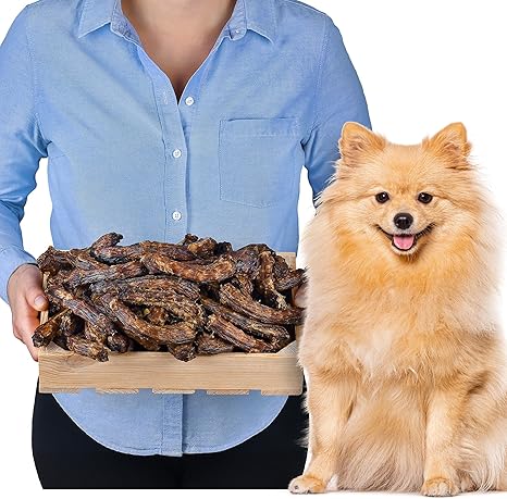Chicken necks as a natural product for dogs, 1 kg (approx. 45-55 pieces), natural chew snack made from 100% chicken, easy to digest and protein rich, without additives