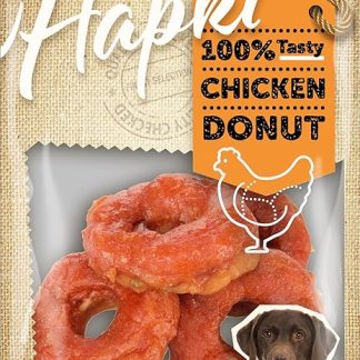 Flamingo Dog Treat, Donut with Chicken, 95 g, Crispy Dog Snack, No Added Sugar