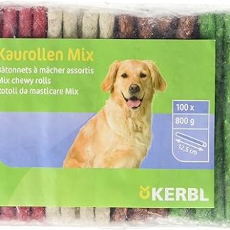 Kerbl Munchies Mixed, 9 x 10 mm/ 12.5 cm, Pack of 100