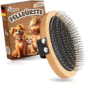 Fur Brush, Dog Brush, Pet Brush, Dog Hair Brush, Premium Brush for Dogs & Cats for Gentle Grooming, Curry Comb for Dogs & Cat Brush, Dog Comb with Massage Effect, Pet Brush