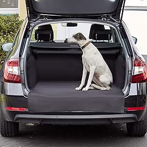 Lighthouse Easy-Care, Premium Car Boot Protector for Dogs, Waterproof, Non-Slip Car Boot Protection Mat, Tear-Resistant Dog Blanket with Bumper Protection