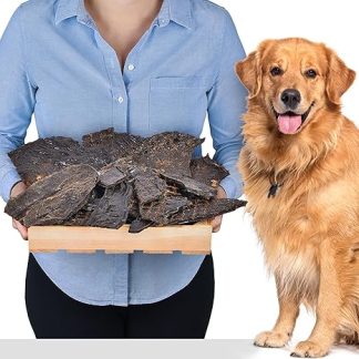 Beef Liver Dog Snacks 1 kg (approx. 12-16 Pieces) Natural & Air Dried Grain Free & Gluten Free Protein Rich Feed for All Dogs