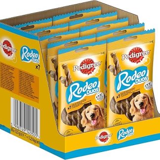 Pedigree Rodeo Sticks Bacon & Chicken Flavour Dog Snacks 10 x 7 Pieces