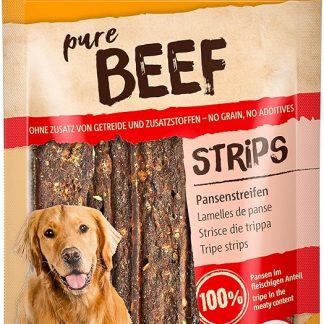 Vitakraft Pure Beef Strips, Dog Treats, Rumen Strips from Beef, Dog Training Treat, No Added Sugar (1 x 80 g)
