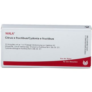 WALA® Цитрус E Фруктиб. Cydonia E Фруктиб. Ампулы
