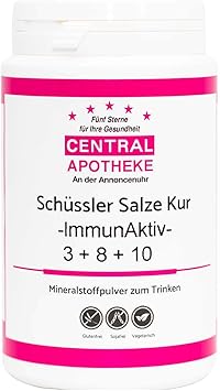 Schüssler Salts Treatment Immune Active 3+8+10 - Набор соли Шюсслера, 225 г