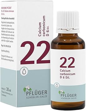 Pflüger Biochemistry № 22 Calcium Carbonicum D6 Смесь 30 мл Раствор