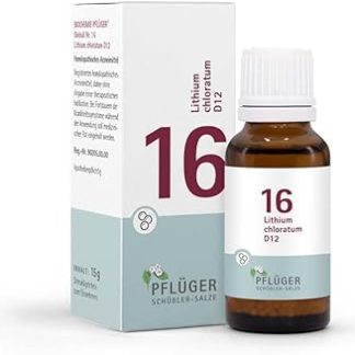 БИОХИМИЯ Pflüger 16 Литий хлорат D 12 Glob. 15 г