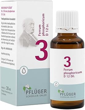 БИОХИМИЯ Pflüger 3 Ferrum Phosphoricum D 12 Tro. 30 мл