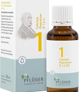 Биохимия Pflüger 1 Calcium Fluoratum D 12 капель 30 мл