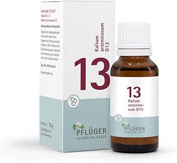 Биохимия Пфлюгер 13 Калий Arsenicosum D 12 Glob. 15 г