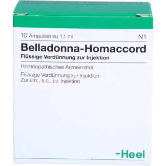 ампулы BELLADONNA HOMACCORD, 10 шт.